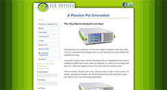 Desktop Screenshot of ecophysics-us.com